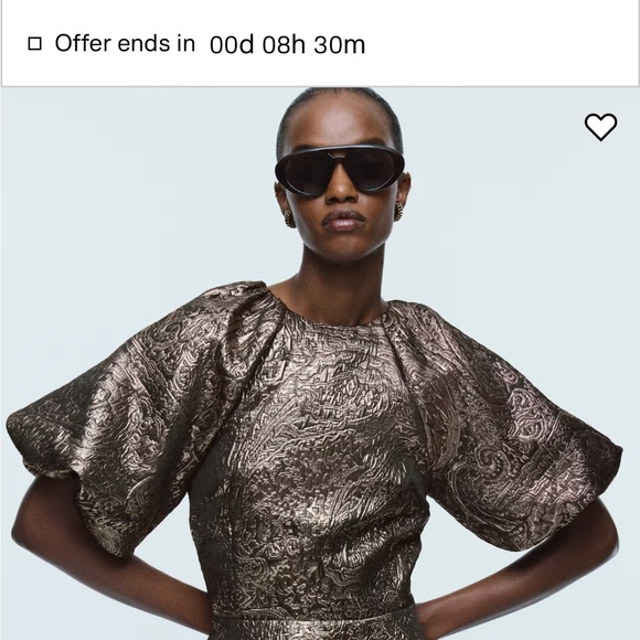 H&M Metallic Mini Dress - Picture 2 of 12